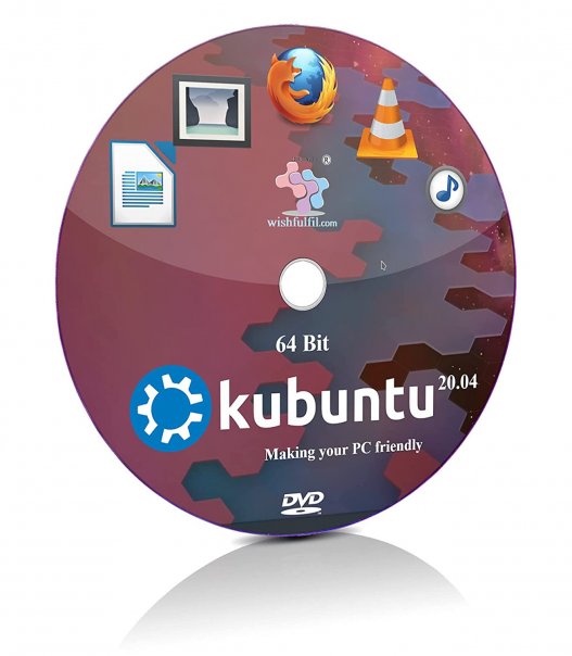 Давайте сделаем этот диск с Kubuntu ...