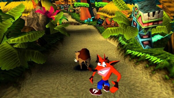 Crash Bandicoot с первой PlayStation...