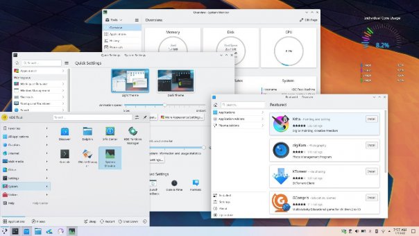 Доступна бета-версия KDE Plasma 5.24...