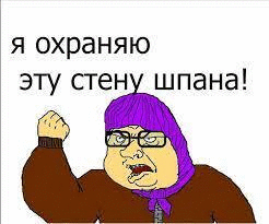 бро! тролль охраняет твою стенку!...